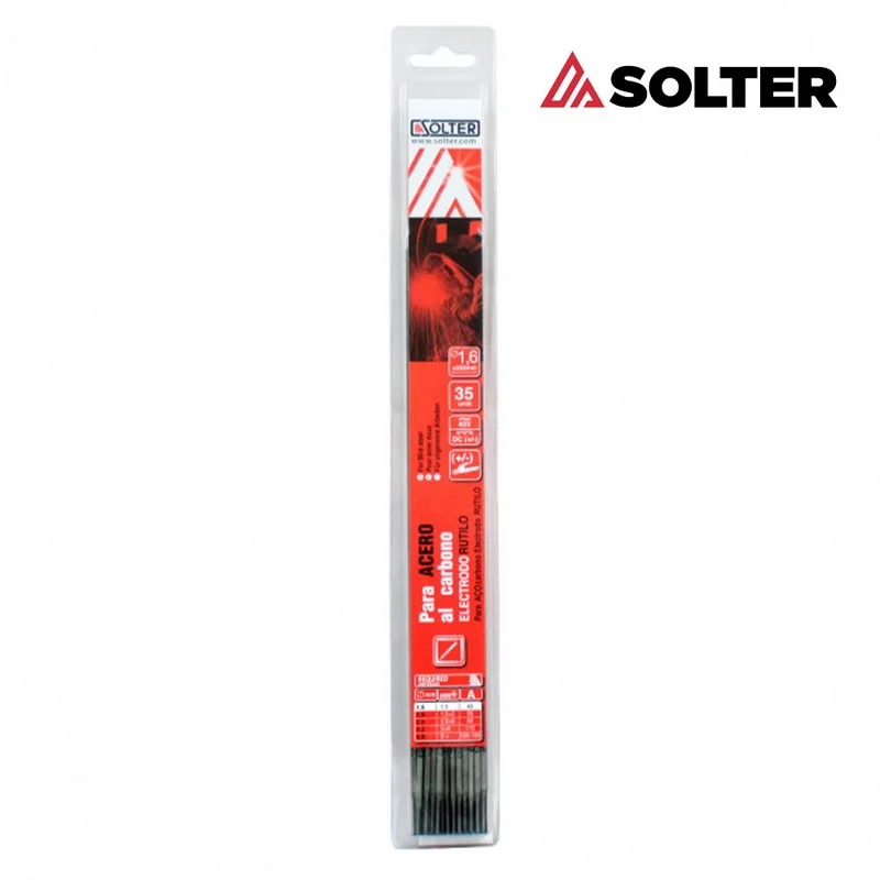 El&eacute;trodo Rutilo para A&ccedil;o Ao Carbono 2mm Bl&iacute;ster 3.