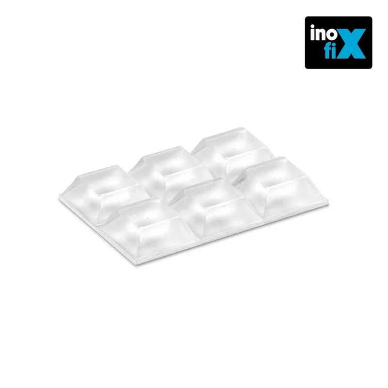 Gota Auto Adesiva Protetora 20,5x20,5x7,6mm (Blister 6 Unid.) Inofix