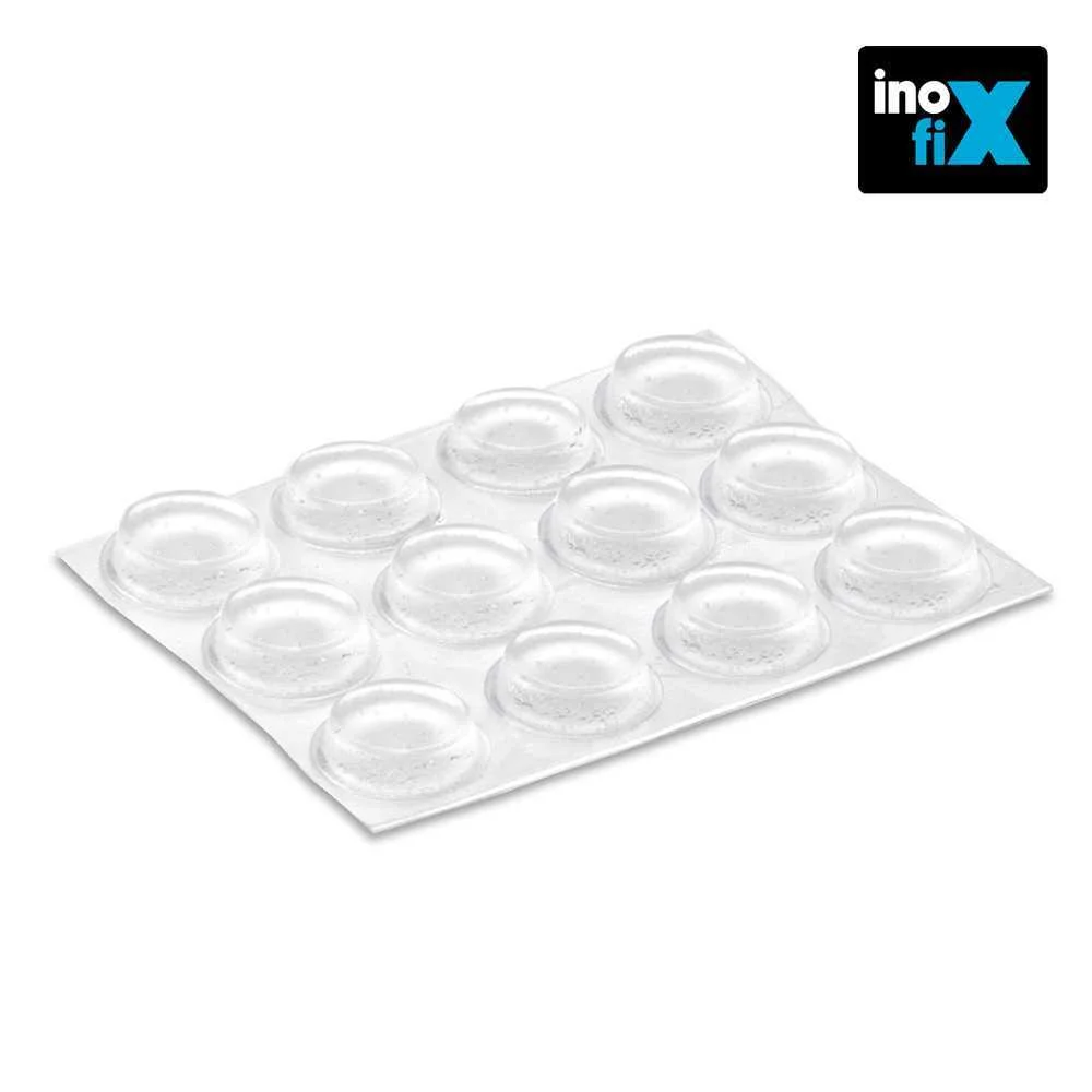 Gota Auto Adesiva Protetora &Oslash;12,7x3,5mm (Blister 14 Unid.) Inofix