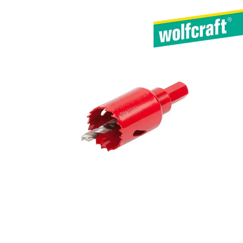 Broca Craneana Bim Completo com Adaptador e Broca Piloto &Oslash;32mm 5466000 Wolfcraft