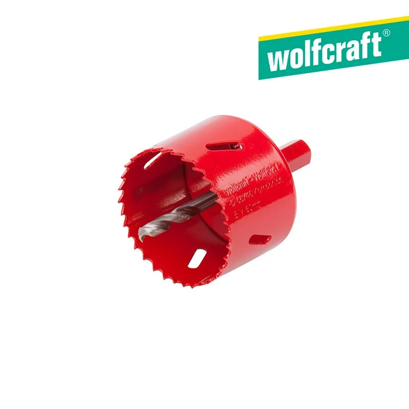 Broca Craneana Bim Completo com Adaptador e Broca Piloto &Oslash;60mm 5484000 Wolfcraft