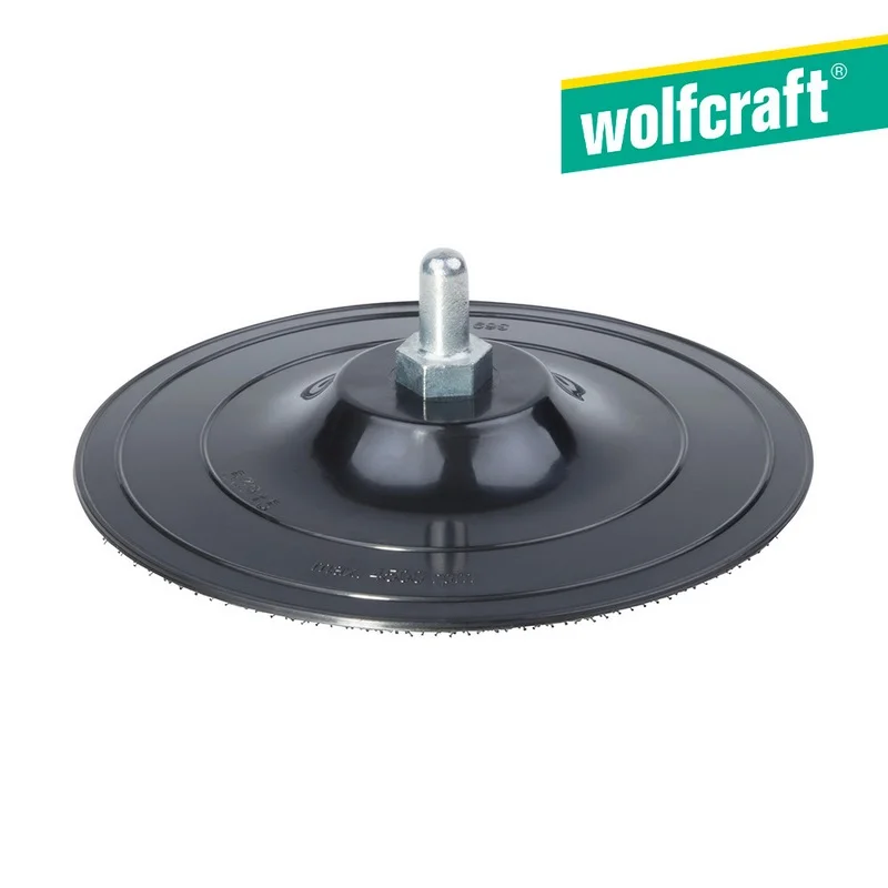 Prato para Berbequim, Fixoflex, Vastago Redondo 8mm &Oslash;125mm 2223000 Wolfcraft