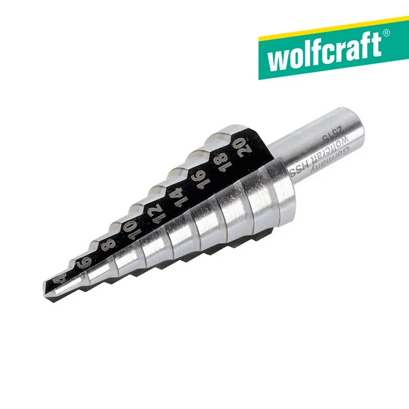 Broca Conica Escalada Hss,   8-35mm  Wolfcraft
