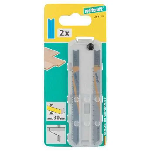 Pack 2 Folhas para Tico-Tico Eixo em U/Hcs 81mm 2371000 Wolfcraft