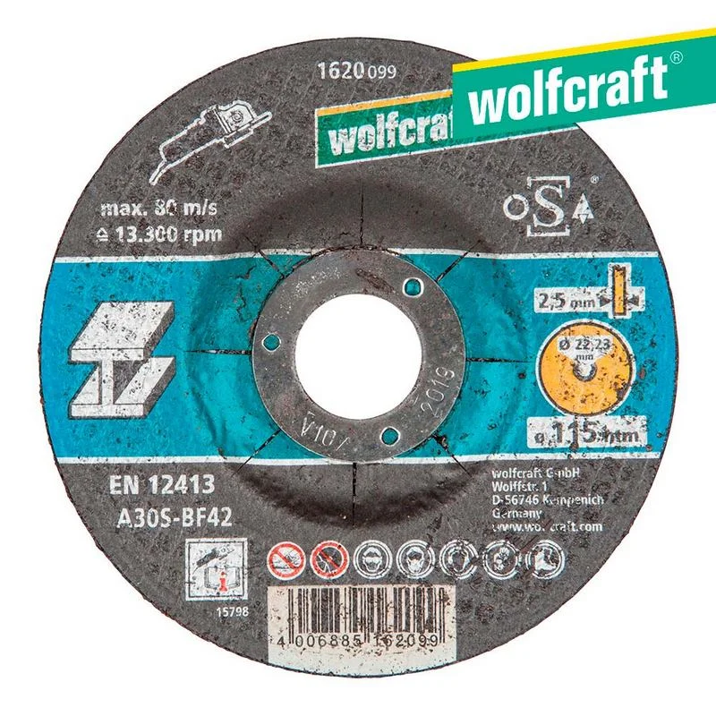 Disco De Corte Para Metal &Oslash; 115 X 2,5 X 22,23Mm. W