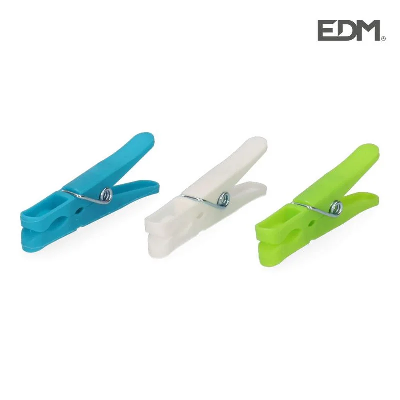 Pack 24 Molas de Pl&aacute;stico 8cm Edm