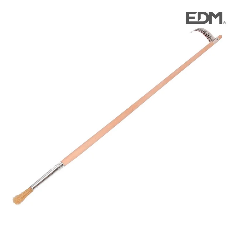 Pincel Cabo Lata Redondo N&deg;6 4mm Edm