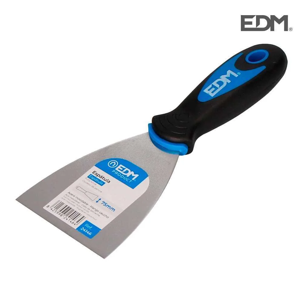 Esp&aacute;tula Profissional Al&ccedil;a de Borracha 80mm Edm