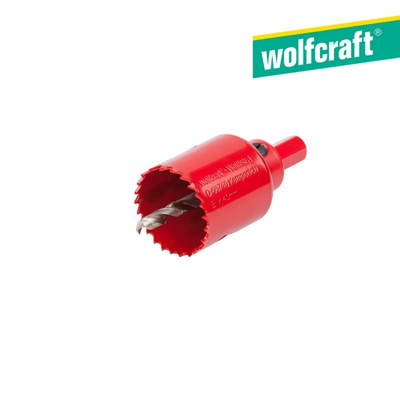 Broca Craneana Bim Completo com Adaptador e Broca Piloto &Oslash;40mm 5469000 Wolfcraft