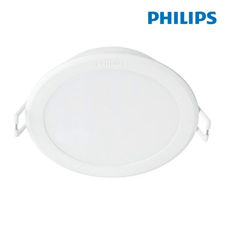 Downlight led de encastrar 5,5w 550lm 4000k luz dia mod. m&eacute;son. feito de pl&aacute;stico, cor branca, 15000
