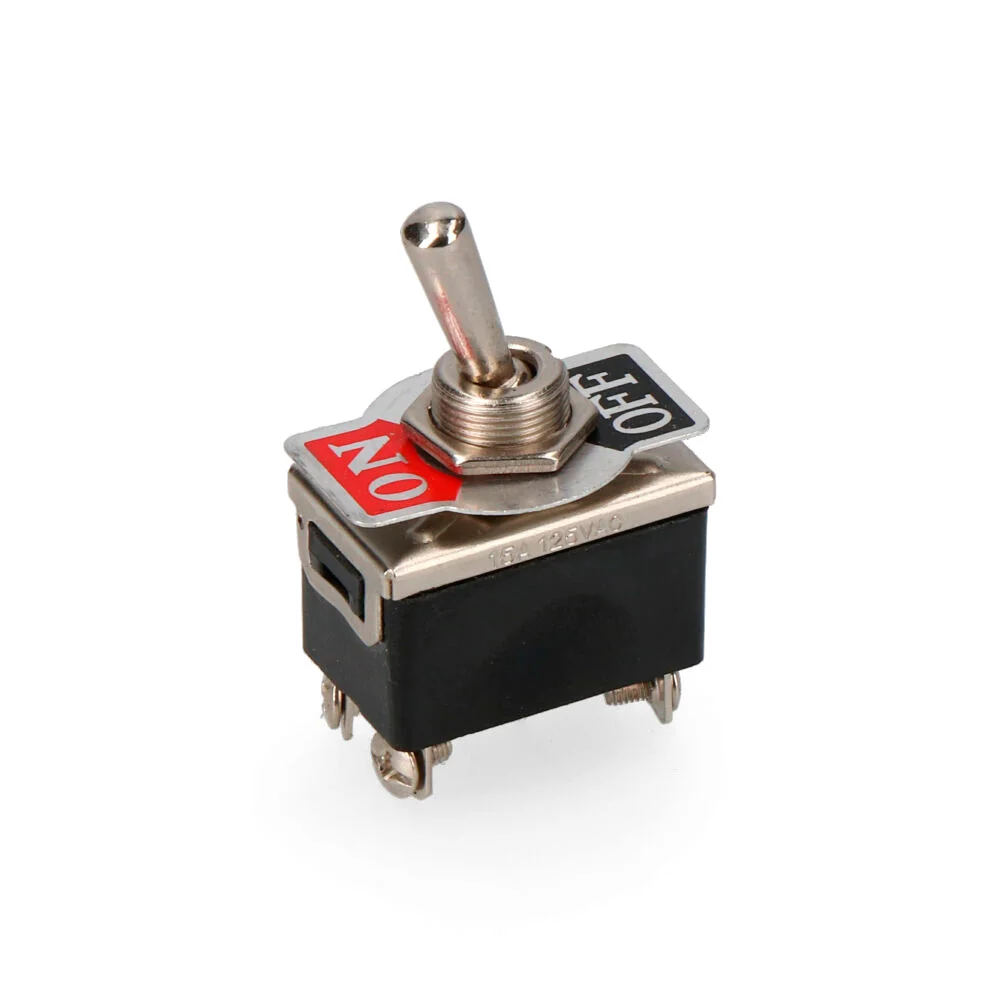 Interruptor Bipolar Alavanca Met&aacute;lica 10a 250v