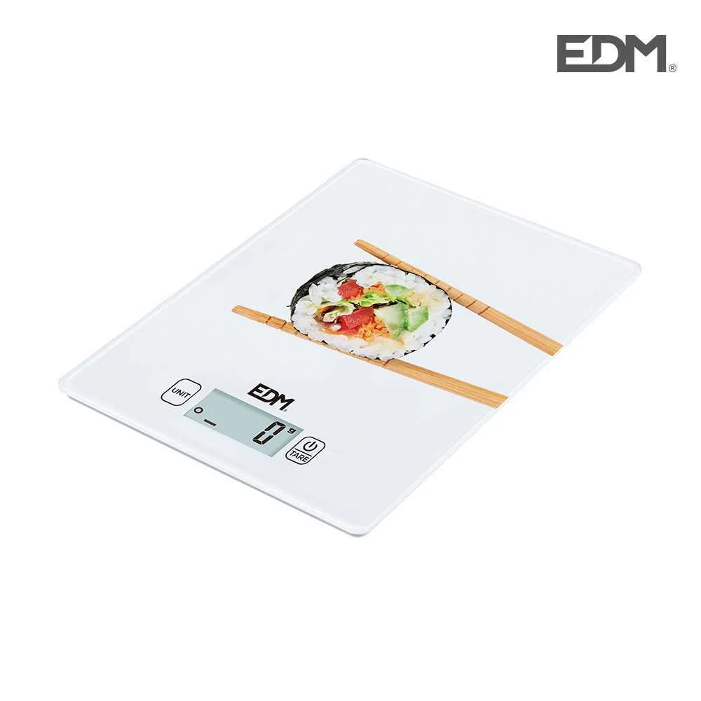 B&aacute;scula de Cocina Edm Blanco 5 Kg (14 X 19.5 Cm)