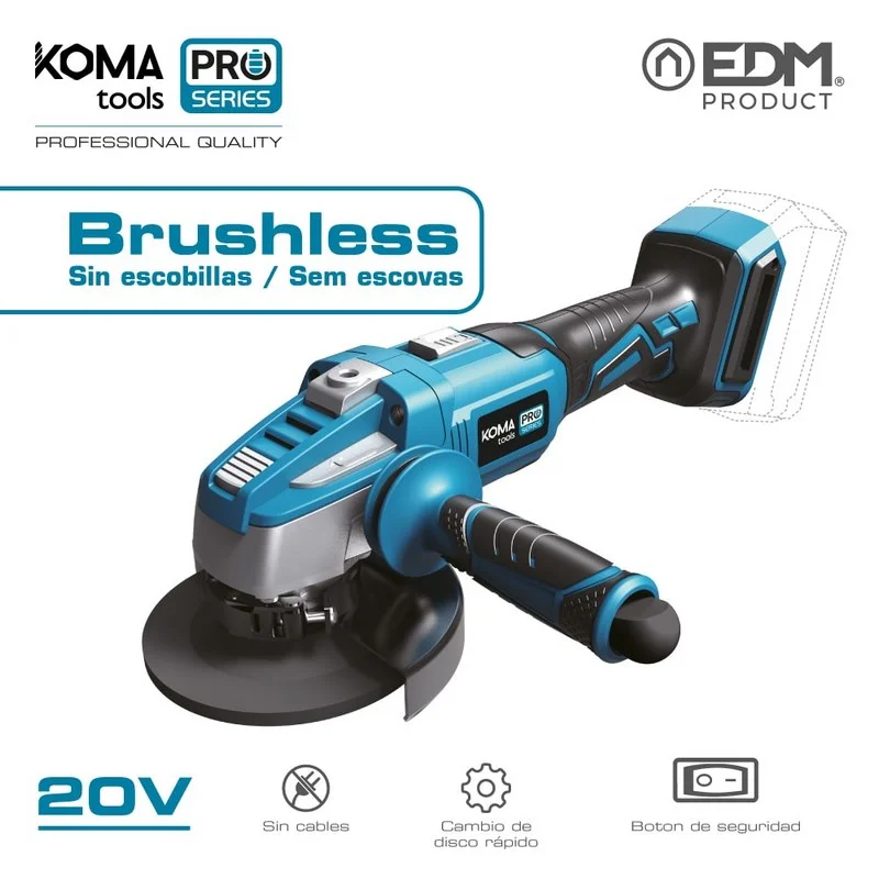 Rebarbadora 125mm 20v Brushless (Sem Bateria e Ca.