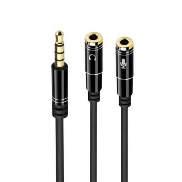 Cabo &Aacute;udio Splitter Ewent Ec1641 2xjack 3.5mm 0.3m Preto