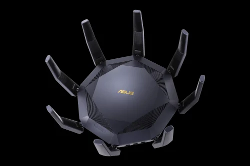 Asus Rt-Ax89x Ax6000 Aimesh Wireless Router Ethernet Dual-Band (2.4 Ghz / 5 Ghz) Black