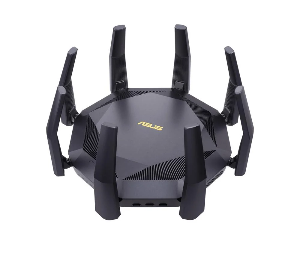 Asus Rt-Ax89x Ax6000 Aimesh Wireless Router Ethernet Dual-Band (2.4 Ghz / 5 Ghz) Black