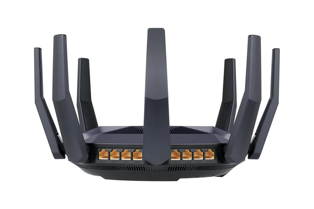 Asus Rt-Ax89x Ax6000 Aimesh Wireless Router Ethernet Dual-Band (2.4 Ghz / 5 Ghz) Black