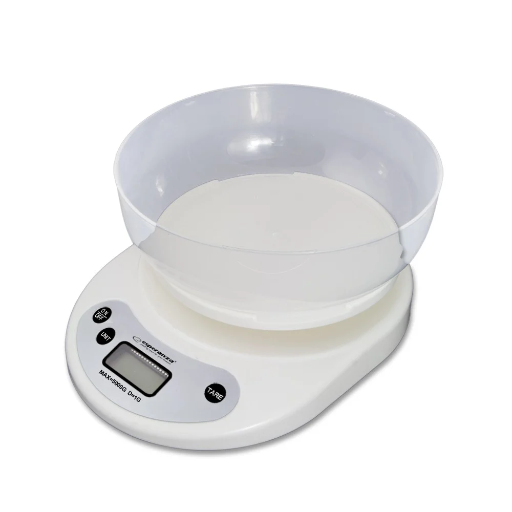 Esperanza Kitchen Scale With Bowl Coconut