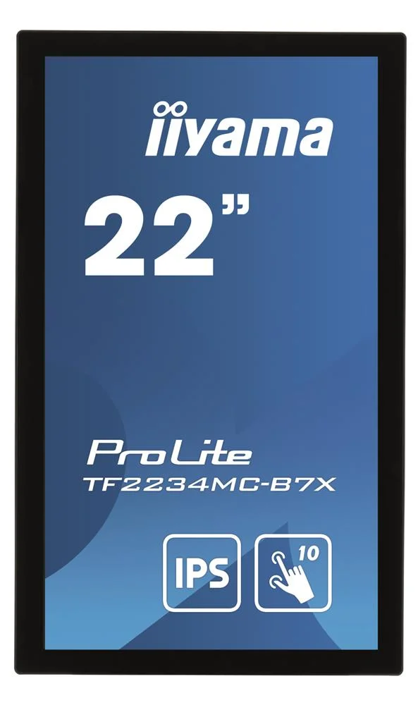 Iiyama 54.6cm (21,5") Tf2234mc-B7x 16:9 M-Touch Hdmi+Dp Ips