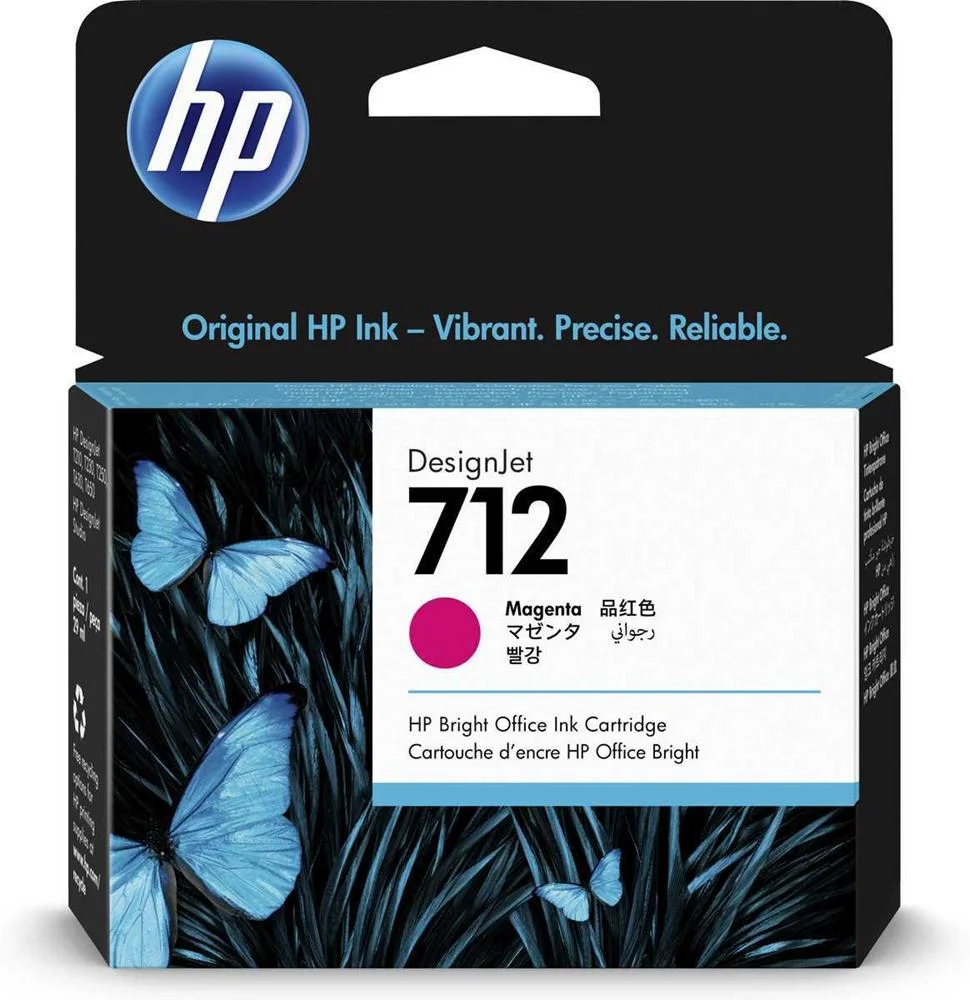 Tinta&acirc; Hp 712 Magenta