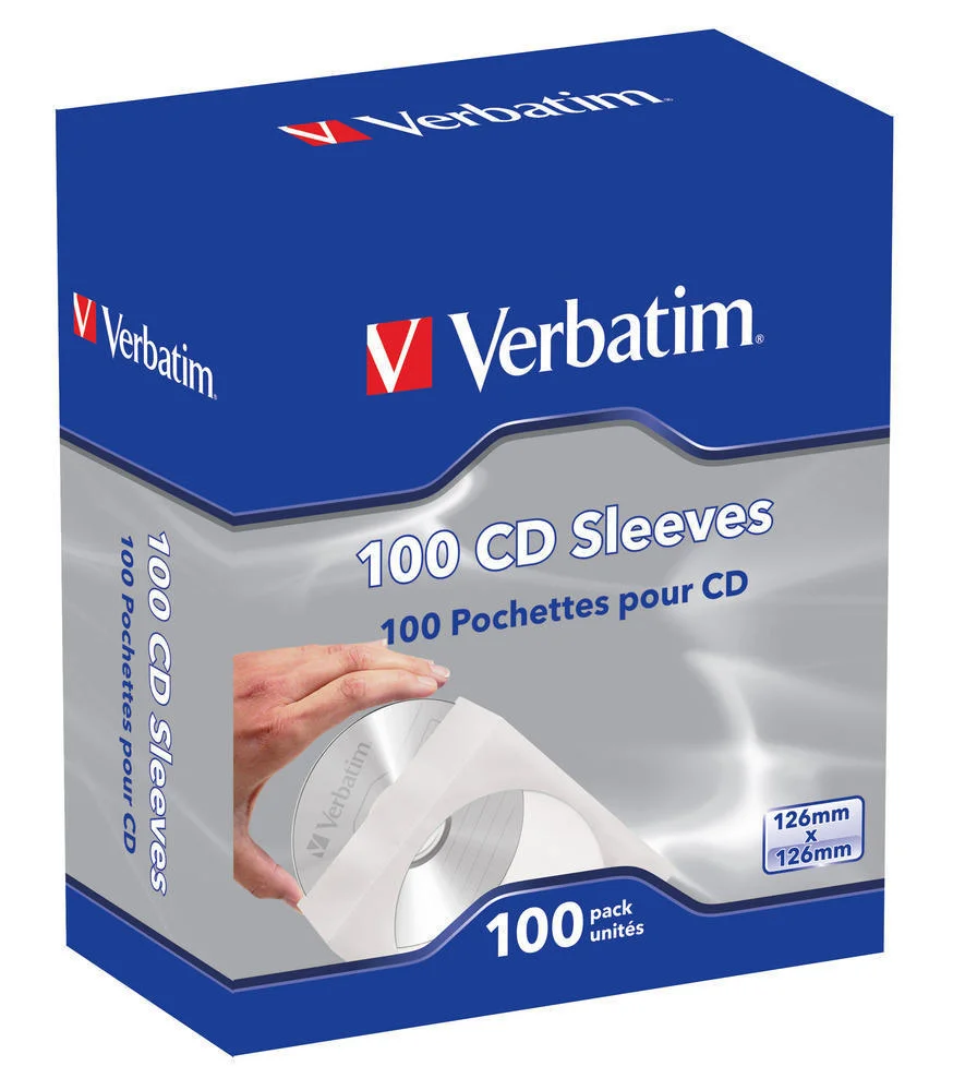 Verbatim 49976, 100 Discos, Papel