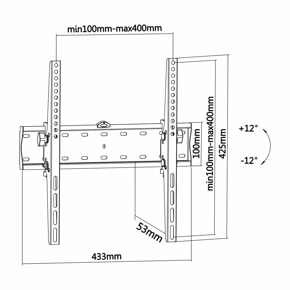 Wt55t-015 - Suporte de Tv Inclin&aacute;vel Ecol&oacute;gico 32"-55" / 40kg