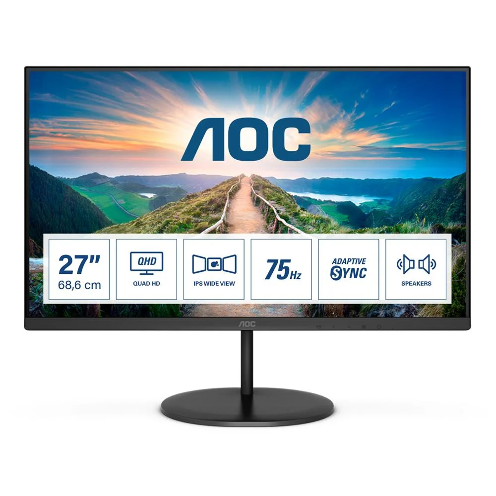 Monitor Profesional Aoc Q27v4ea 27"/ Qhd/ Multime.