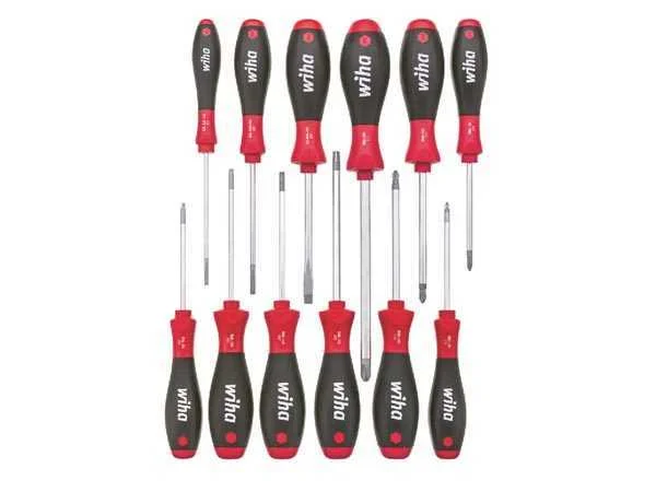 Wiha Screwdriver Set Softfinish&reg; Assorted 12-Pcs. (41002)