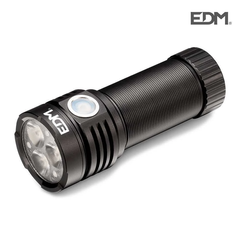 Lanterna LED Flashlight 3xosram Recarregavel Edm