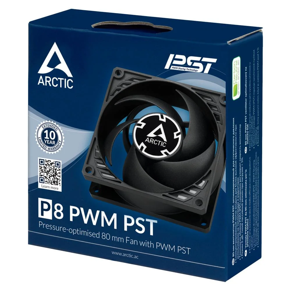 Ventilador de 80 Mm P8 Pwm Pst 3000rpm 4 Pins Pwm