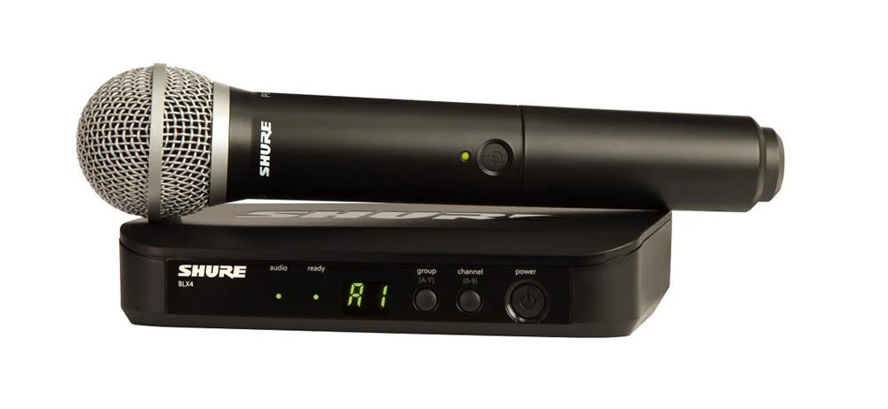 Sistema Inal&aacute;mbrico Sm58 de Mano Con Receptor de .