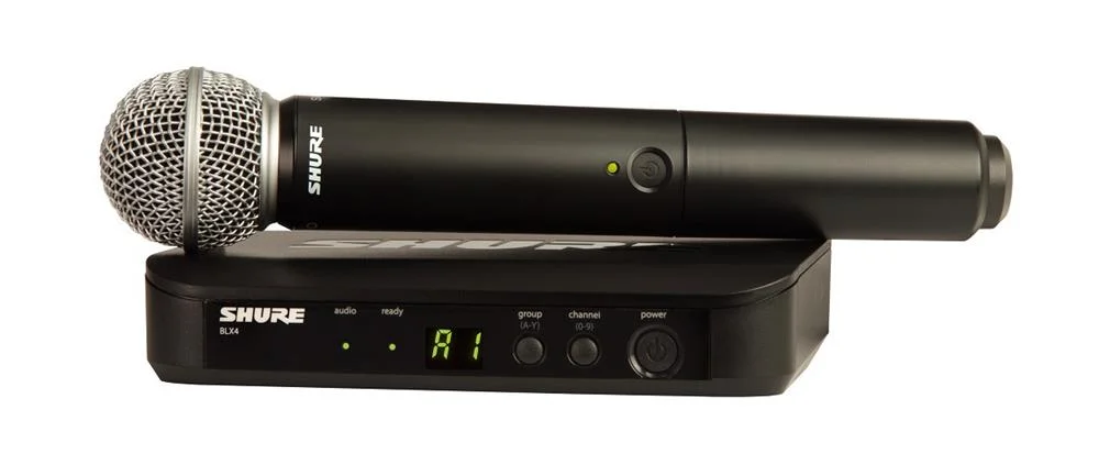 Sistema Sem Fio Port&aacute;til Sm58 Com Receptor