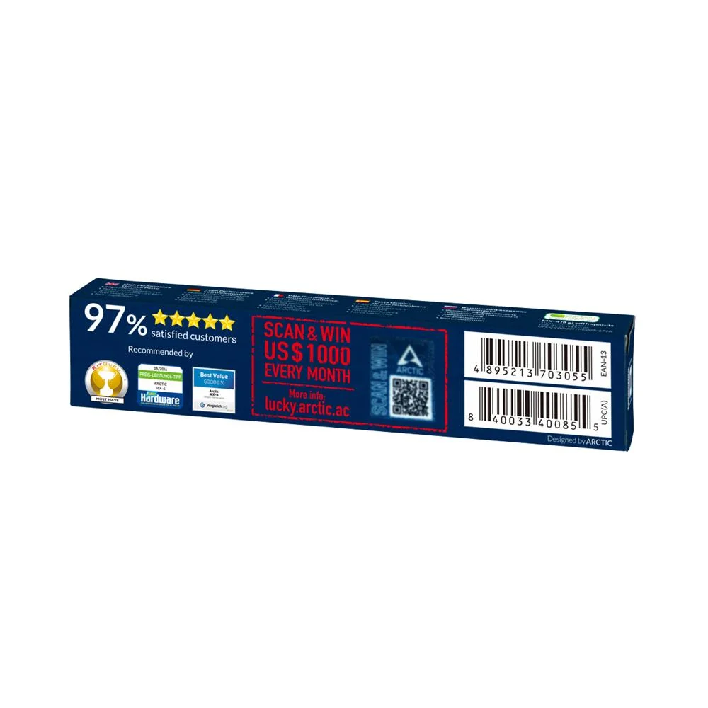 &Aacute;rtico Mx-4, Pegamento T&eacute;rmico, 2.5 G/Cm&sup3;, Azul, .