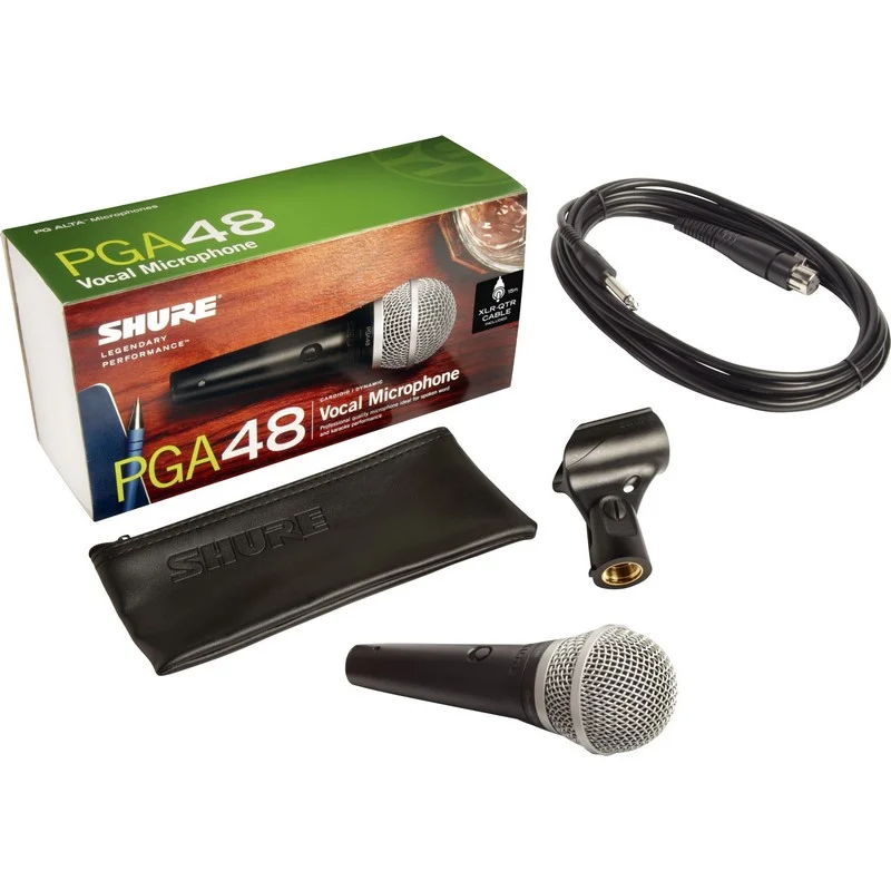 Microfone Vocal Din&acirc;mico Com Clip E Cabo Jack/xlr