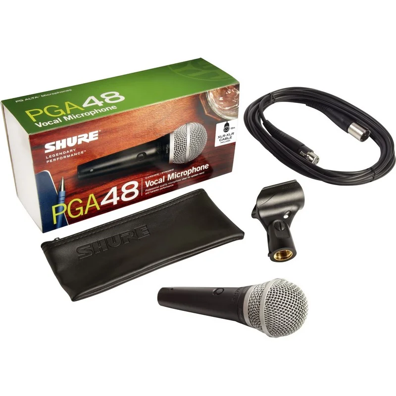 Microfone Vocal Clip-on Din&acirc;mico Com Cabo Xlr
