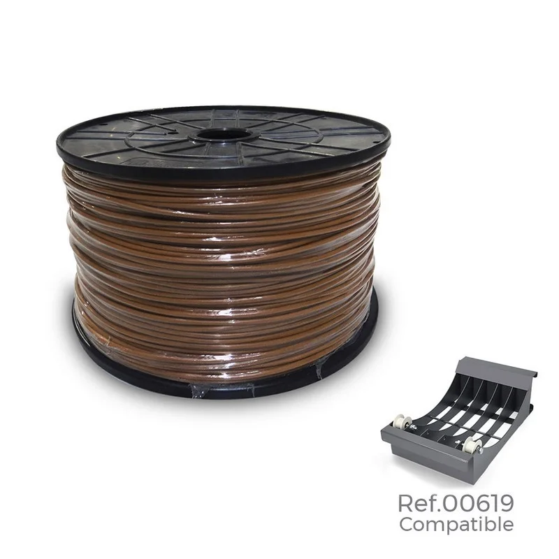 Bobine Cabo Flexivel 1,5mm Castanho 1000m (Bobine Grande &Oslash;400x200mm)