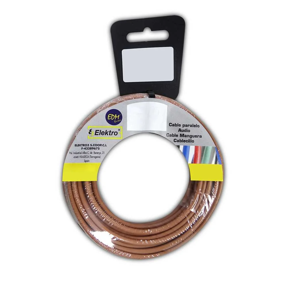 Rolo de Cabo Flex&iacute;vel 6mm Castanho Livre de Halog&eacute;neos 10m