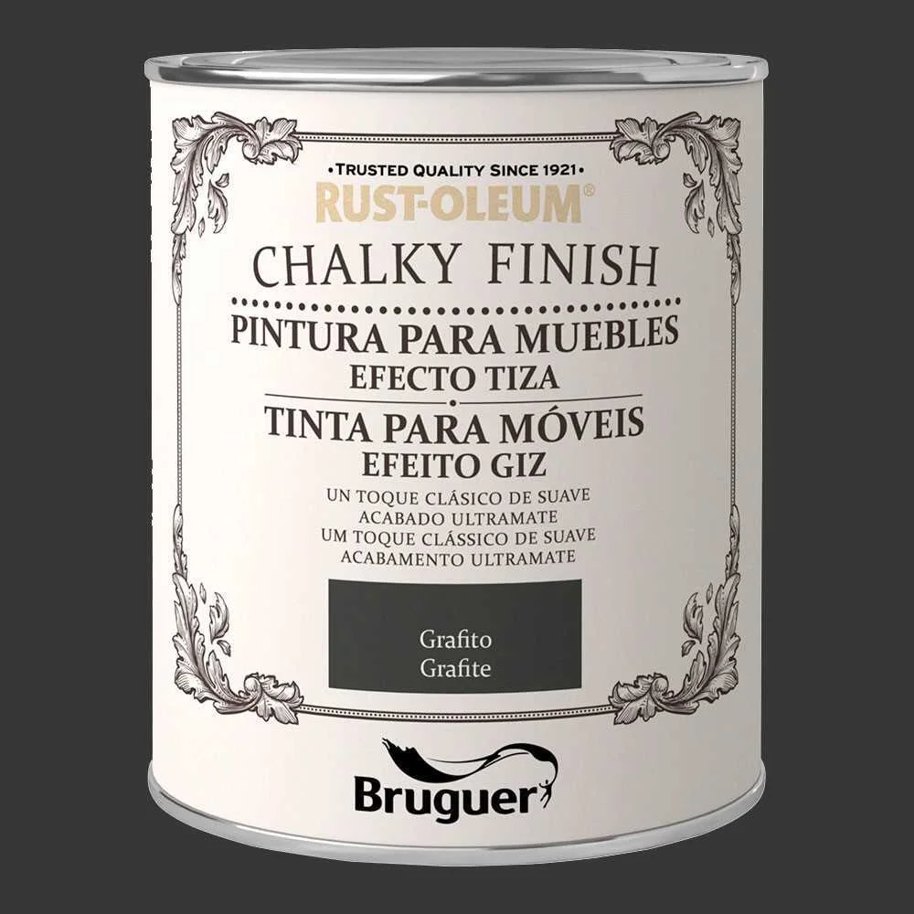 Rust-Oleum Chalky Finish M&oacute;veis Grafite 0,75l Bru.