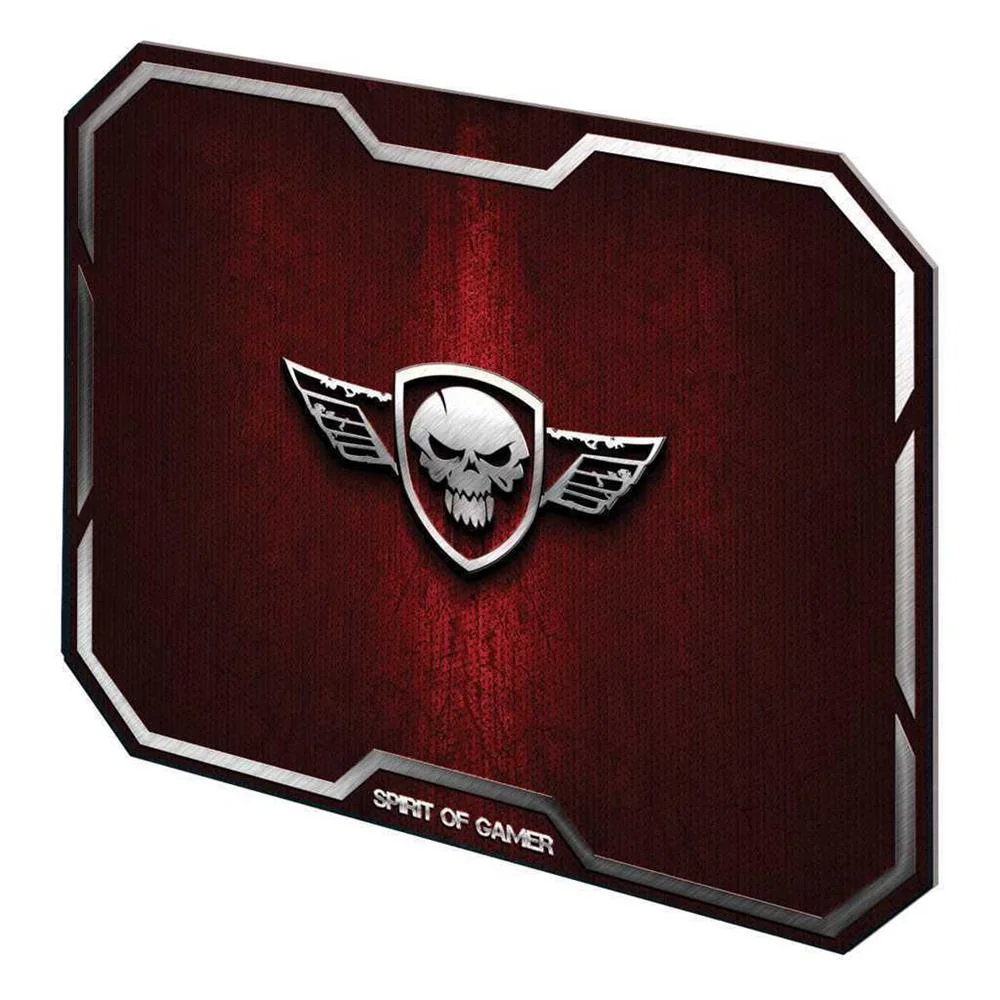 Spirit Of Gamer Tapete Mousepad Gaming Wing Skull Red