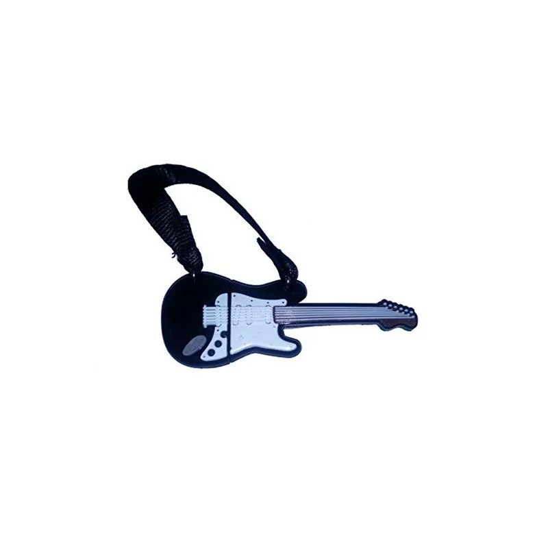 Pendrive 32gb Tech One Tech Guitarra Black   Whit.