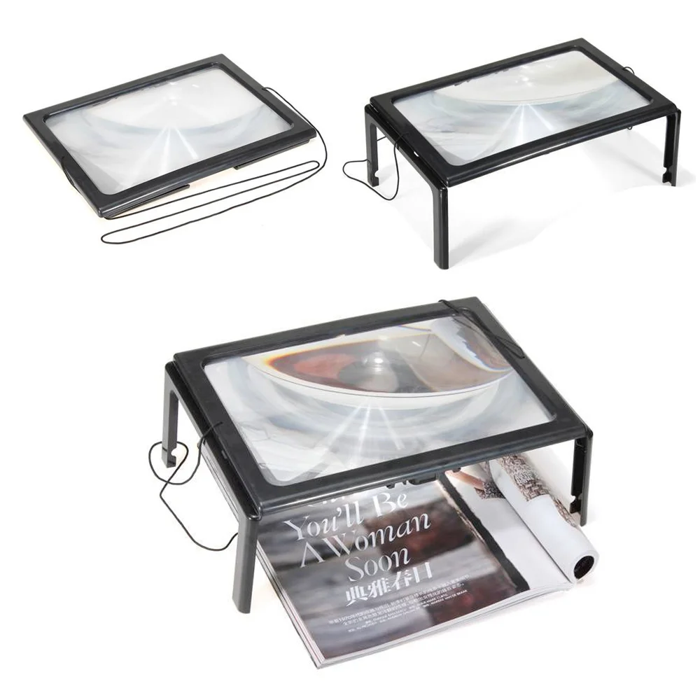 Lupa para Leitura com 4 Leds