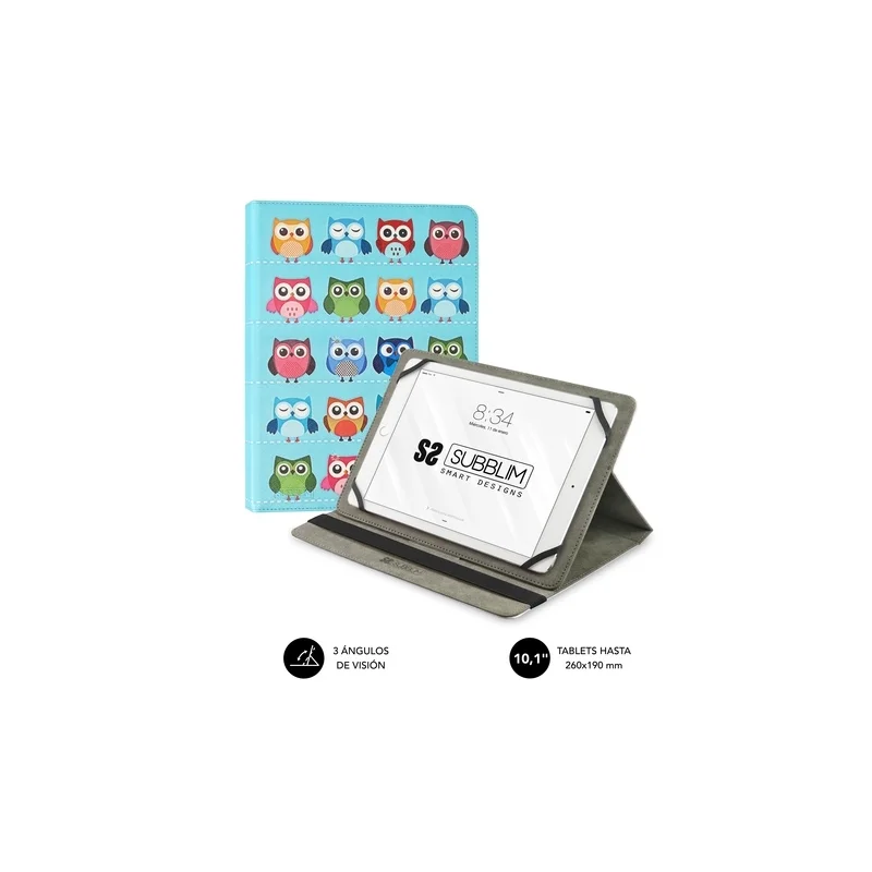 Subblim Funda Tablet Universal Trendy Case Owls 1.