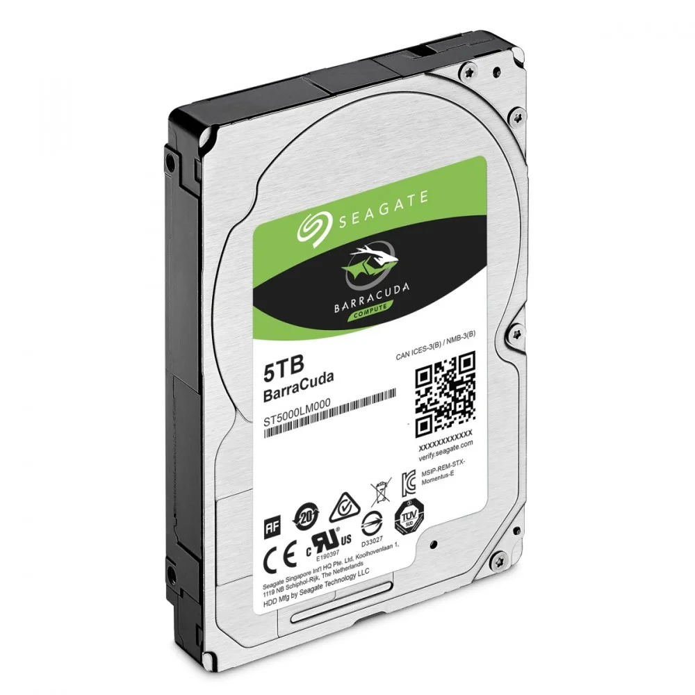 Seagate 6.3cm (2.5")   5tb Sata3 Barracuda 5400 128mb 15mm Intern