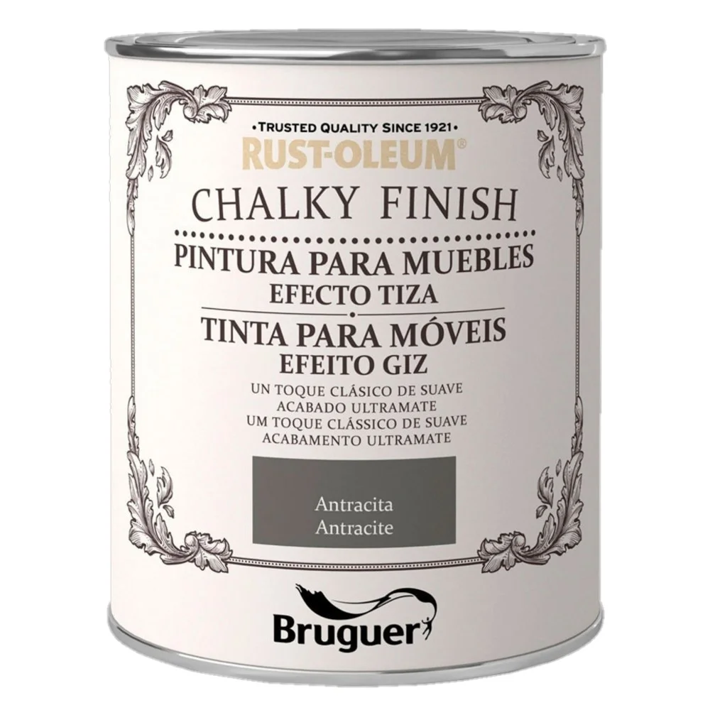 Rust-Oleum Chalky Finish M&oacute;veis Antracita 0,75l B.