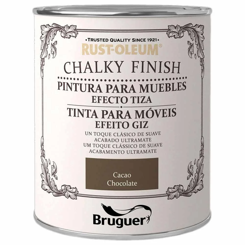 Tinta Para M&oacute;veis Chalky Paint 0.75l Cacao