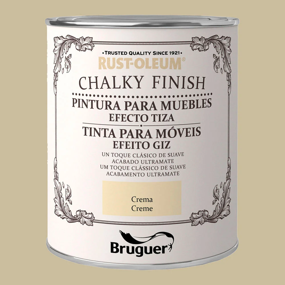 Tinta Para M&oacute;veis Chalky Paint 0.75l Creme