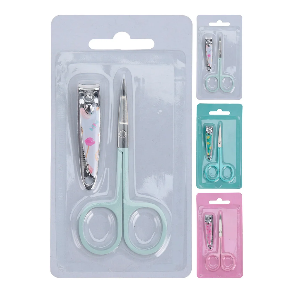 Estojo Manicure 4 Pe&ccedil;as Desenhos Variados