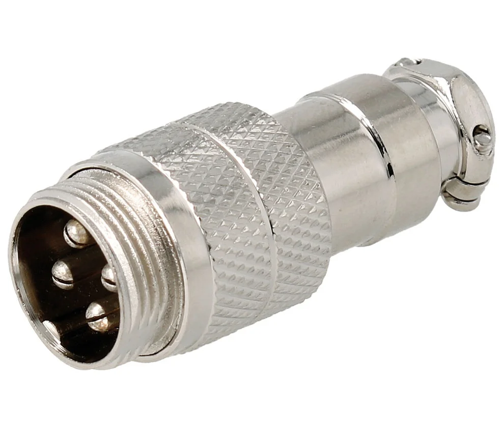 Conector Micr&oacute;fono Macho A&eacute;reo 4 Pin