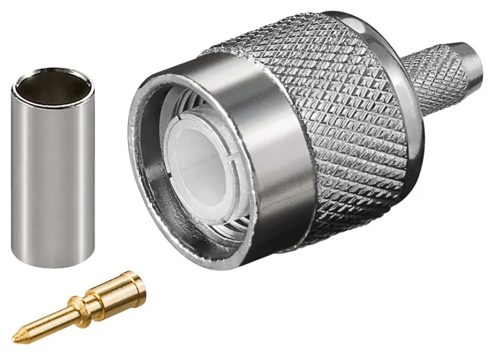 Conector Tnc Macho A&eacute;reo para Crimpar Rg58/U