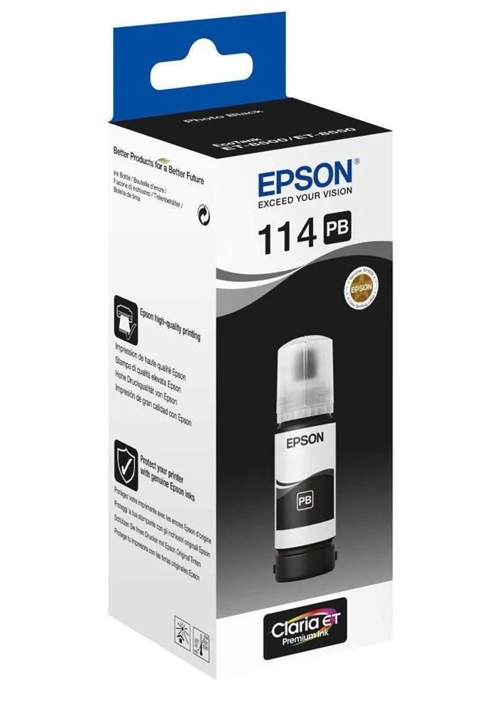 Epson Tinteiro Preto Photo 114 Et-8500/8550